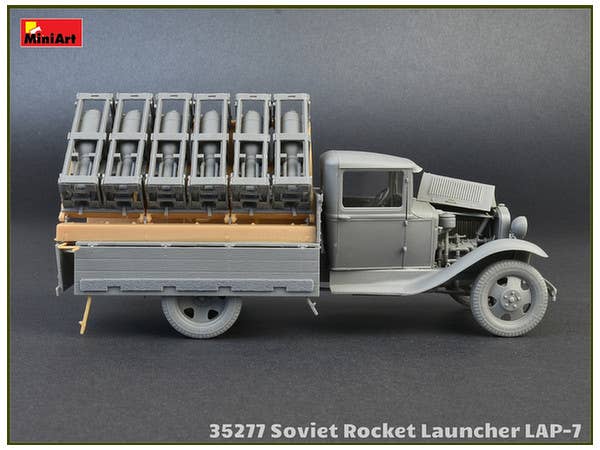 MiniArt 1/35 Soviet Rocket Launcher LAP-7 | 4820183311825