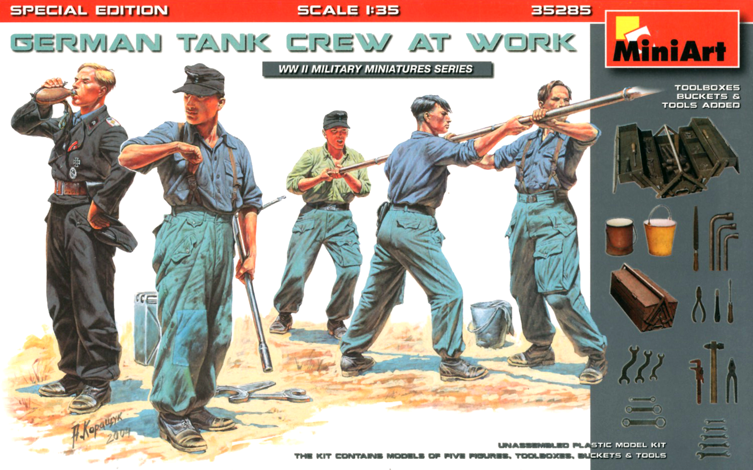 MiniArt German Tank Crew at Work. Special Edition (1/35) | 4820183311917