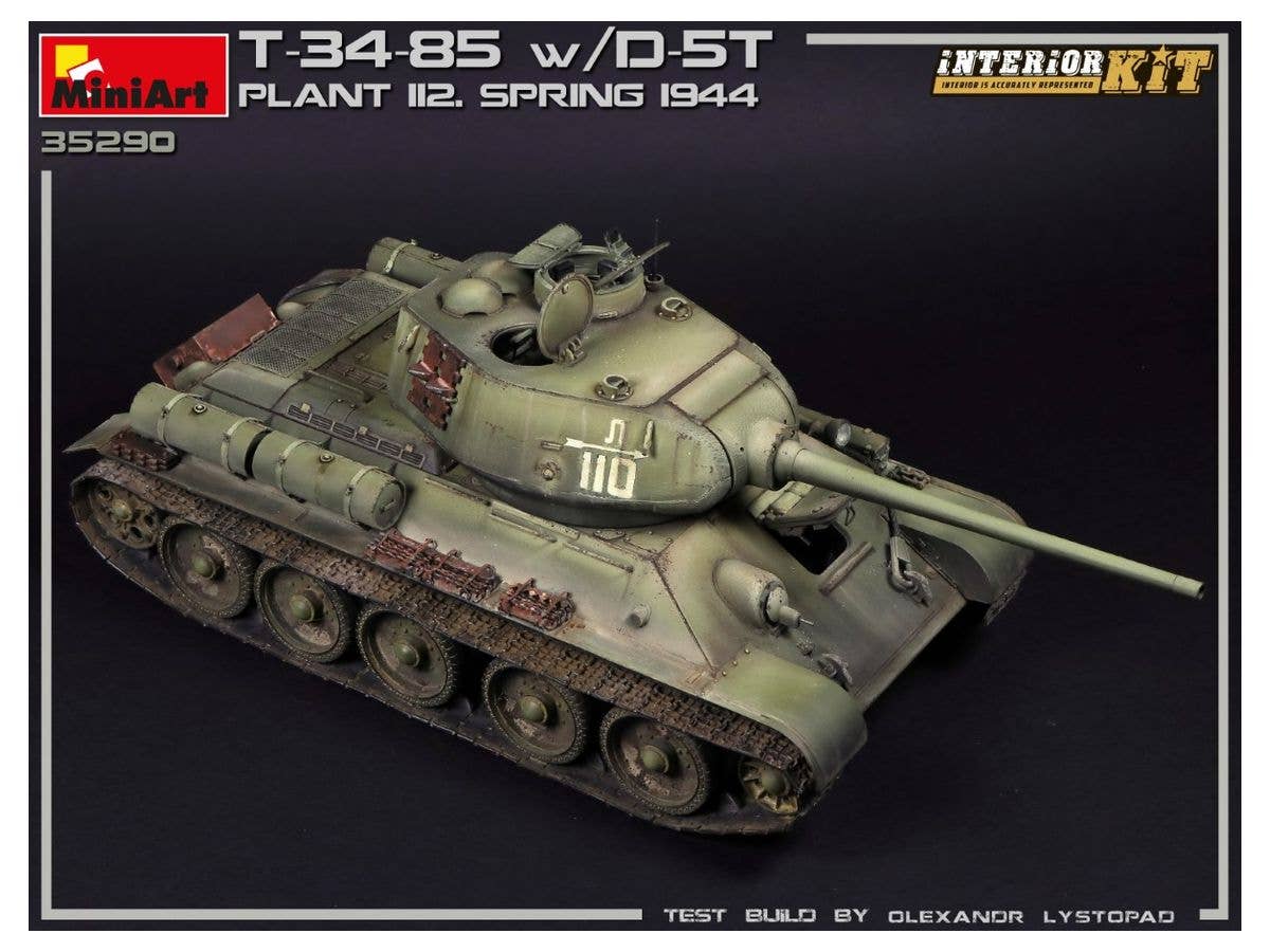 MiniArt 1/35 T-34/85 w/D-5T. PLANT 112. SPRING 1944. INTERIOR KIT | 4820183313171