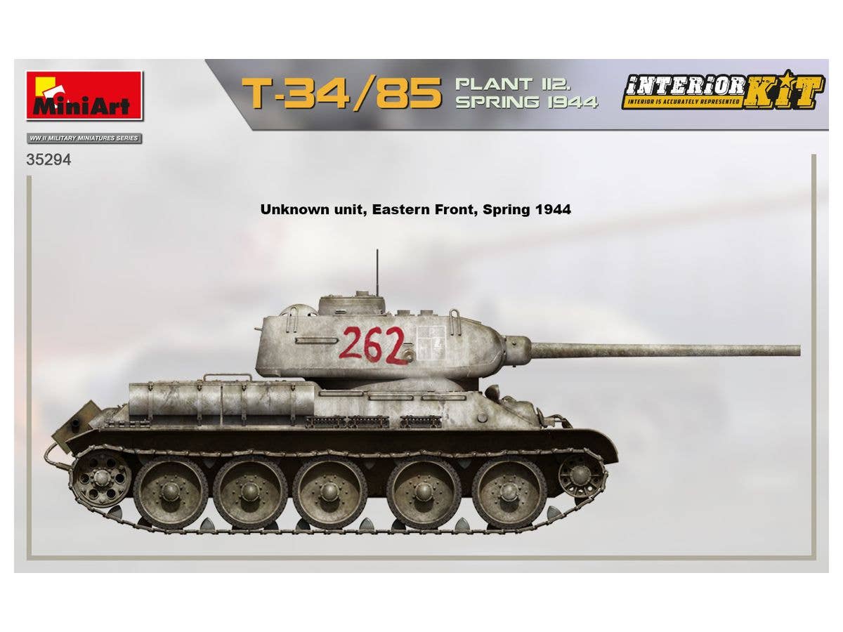 Miniart 1/35 T-34-85 Plant 112 Spring 1944, Interior Kit | 4820183313782