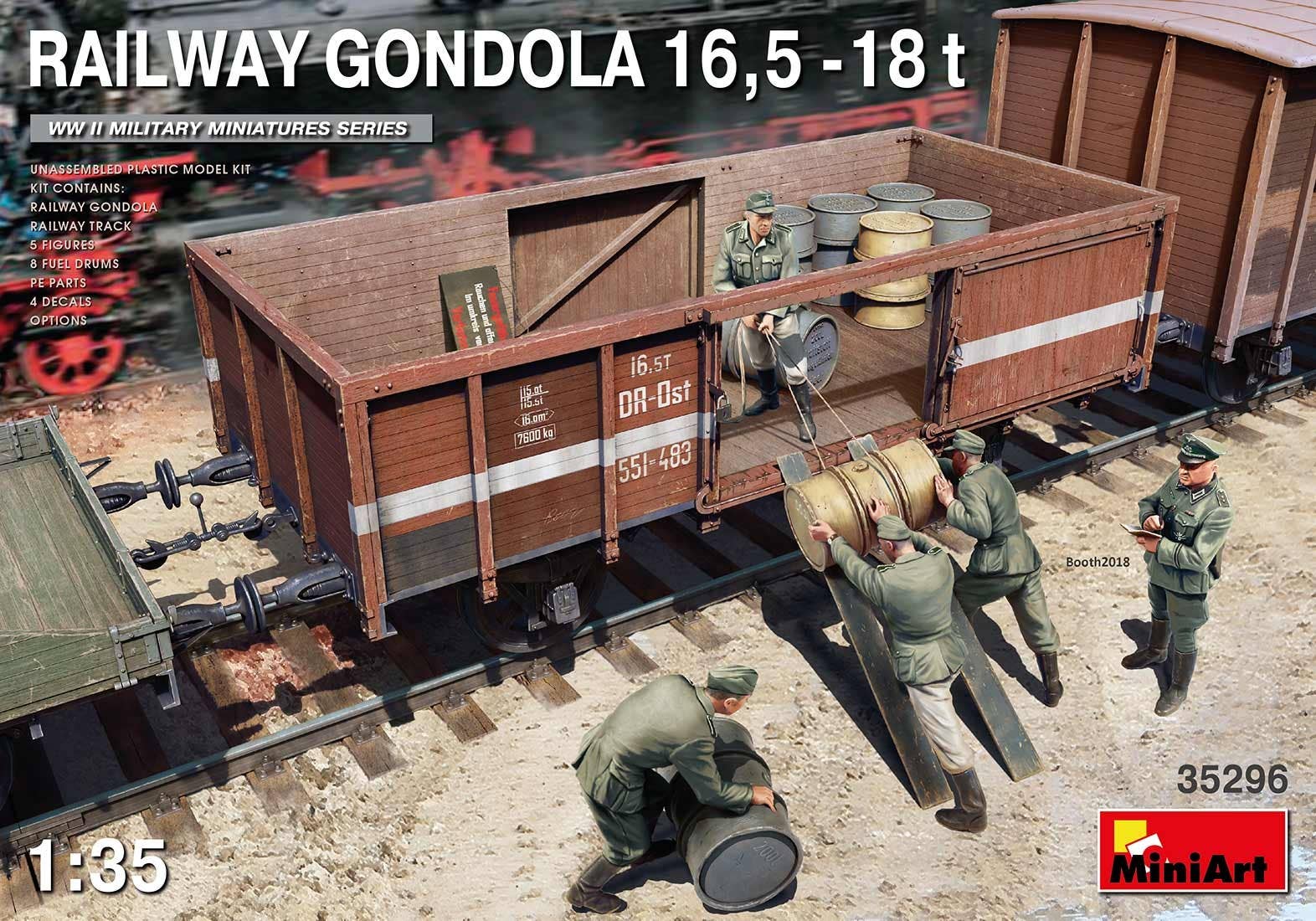 MiniArt 1/35 Railway Gondola 16,5-18 t | 4820183312204