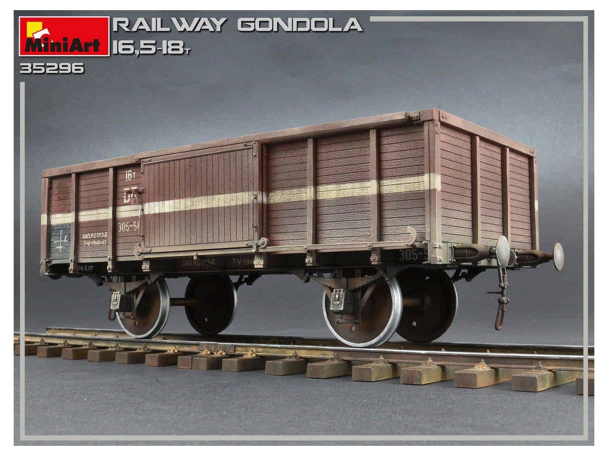 MiniArt 1/35 Railway Gondola 16,5-18 t | 4820183312204