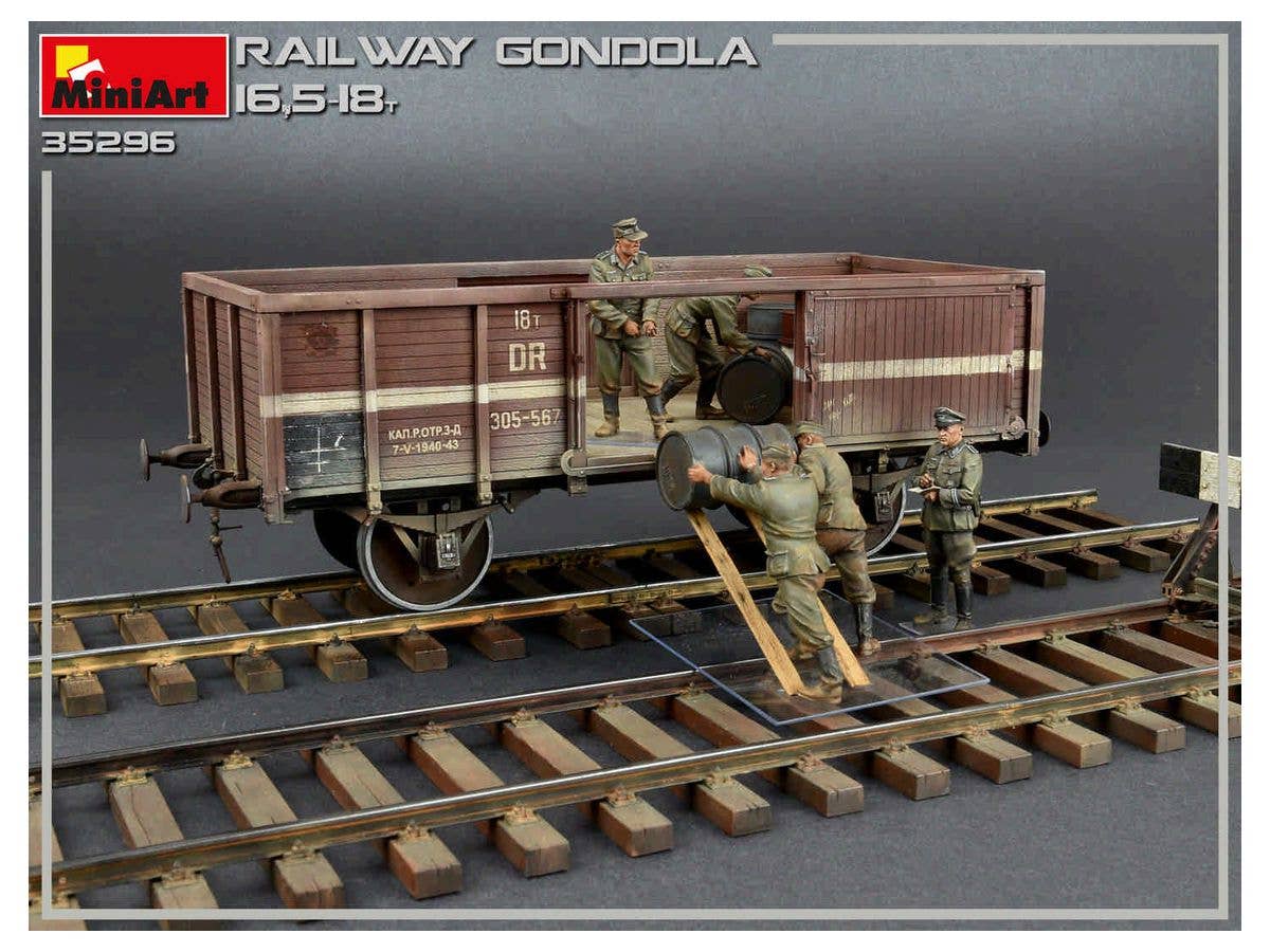 MiniArt 1/35 Railway Gondola 16,5-18 t | 4820183312204