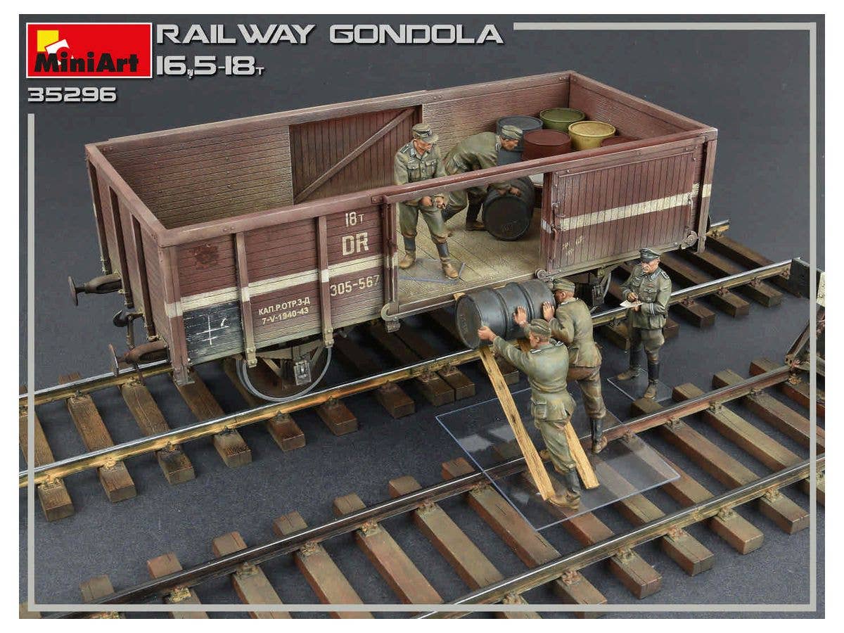 MiniArt 1/35 Railway Gondola 16,5-18 t | 4820183312204