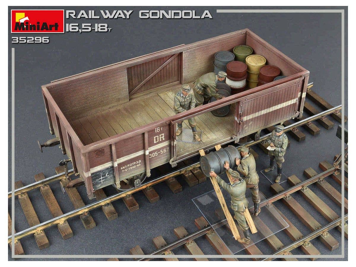 MiniArt 1/35 Railway Gondola 16,5-18 t | 4820183312204
