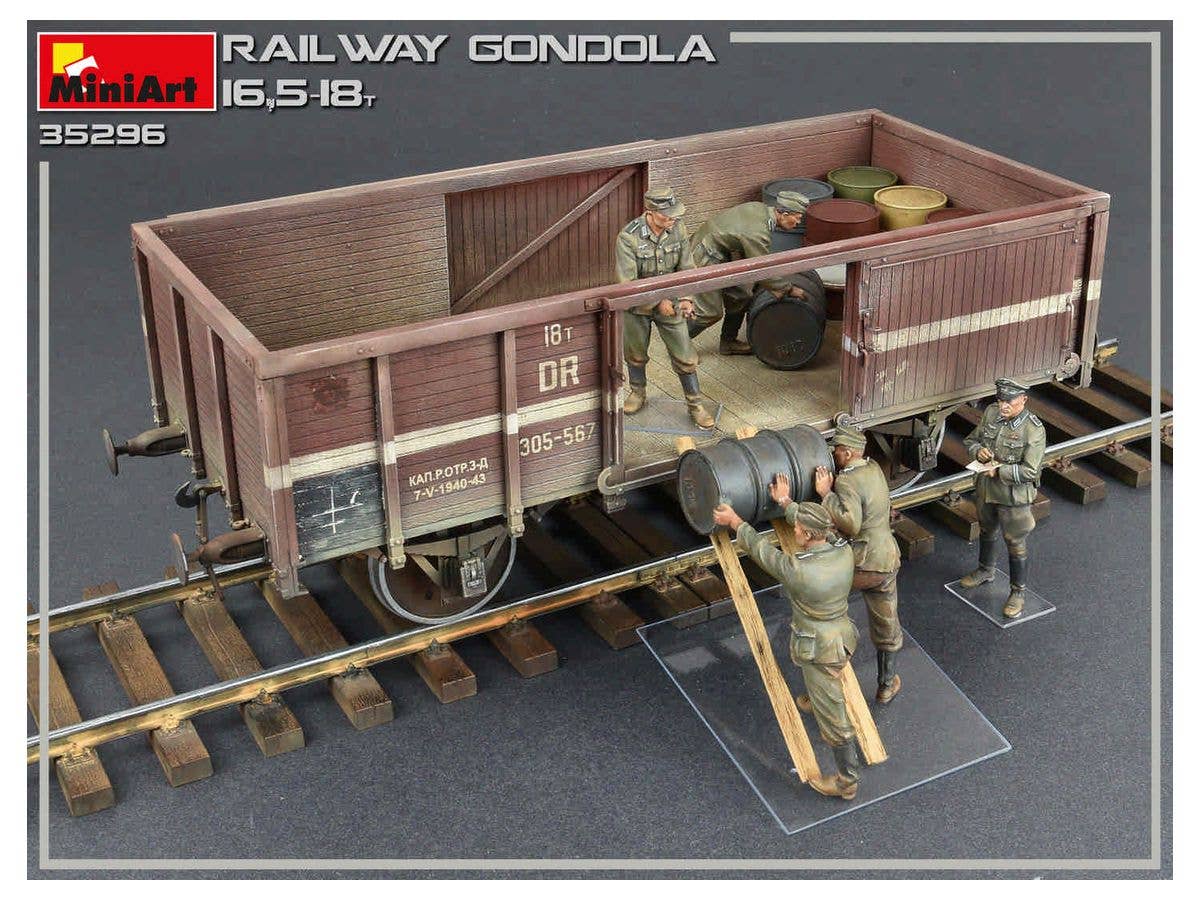 MiniArt 1/35 Railway Gondola 16,5-18 t | 4820183312204