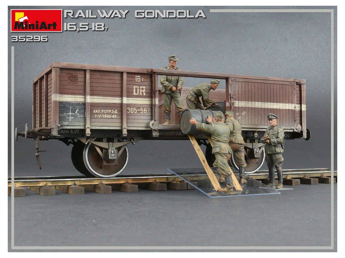 MiniArt 1/35 Railway Gondola 16,5-18 t | 4820183312204