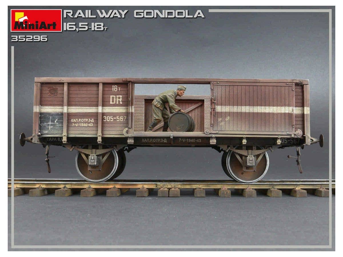MiniArt 1/35 Railway Gondola 16,5-18 t | 4820183312204