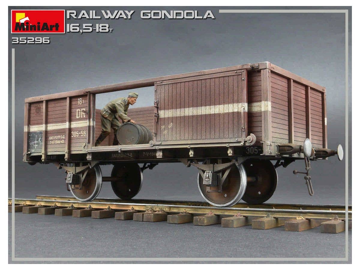 MiniArt 1/35 Railway Gondola 16,5-18 t | 4820183312204