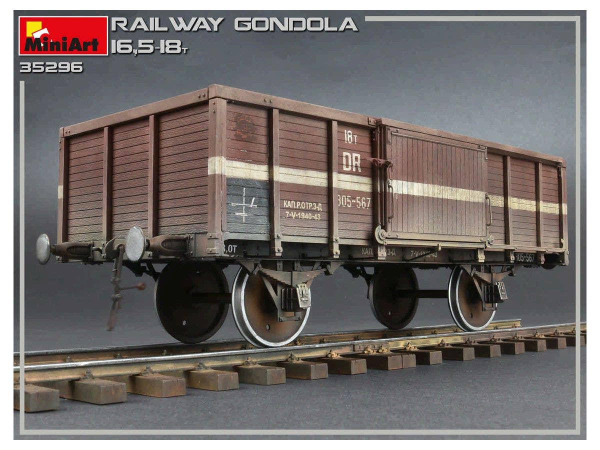 MiniArt 1/35 Railway Gondola 16,5-18 t | 4820183312204