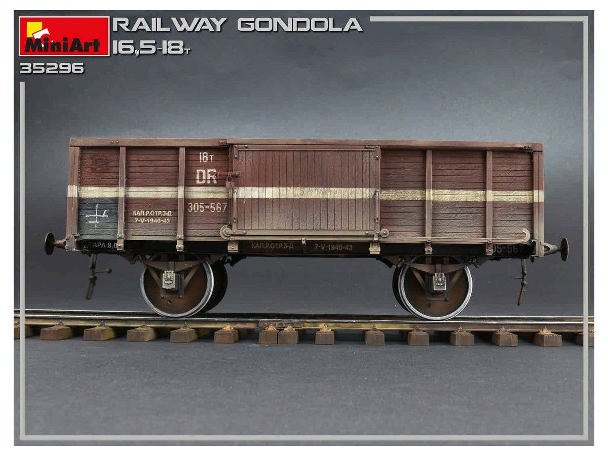 MiniArt 1/35 Railway Gondola 16,5-18 t | 4820183312204