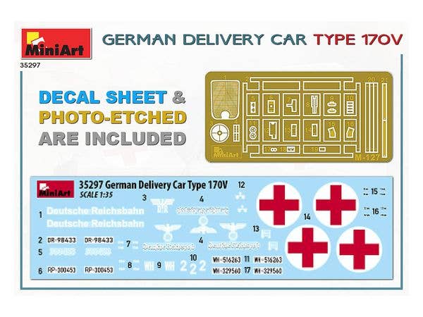 MiniArt 1/35 German Delivery Car Type 170V 1/35 Scale | 4820183313331