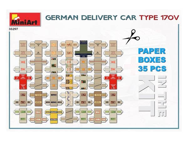 MiniArt 1/35 German Delivery Car Type 170V 1/35 Scale | 4820183313331