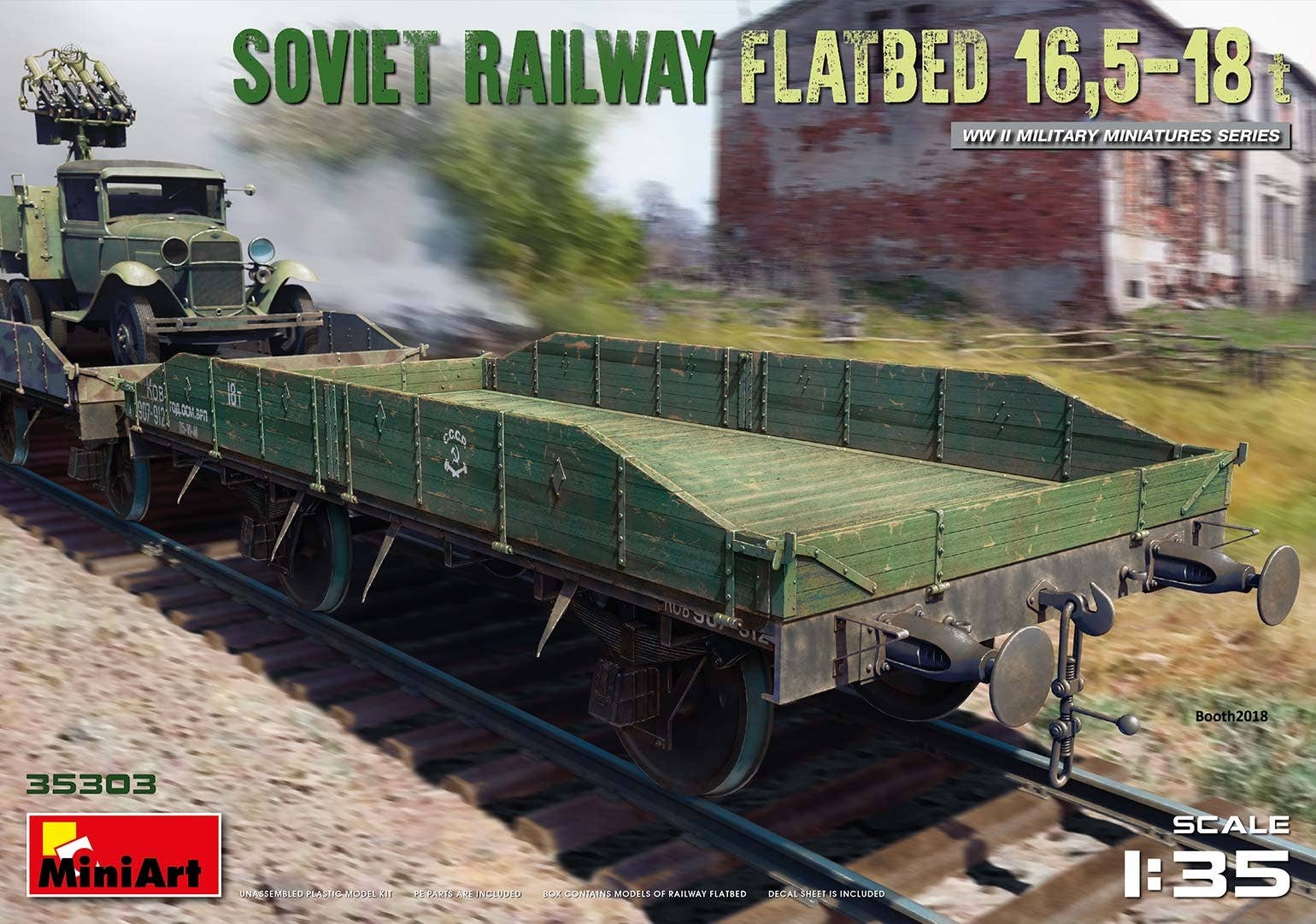Soviet Railway Flatbed 16,5-18 t | 4820183312112