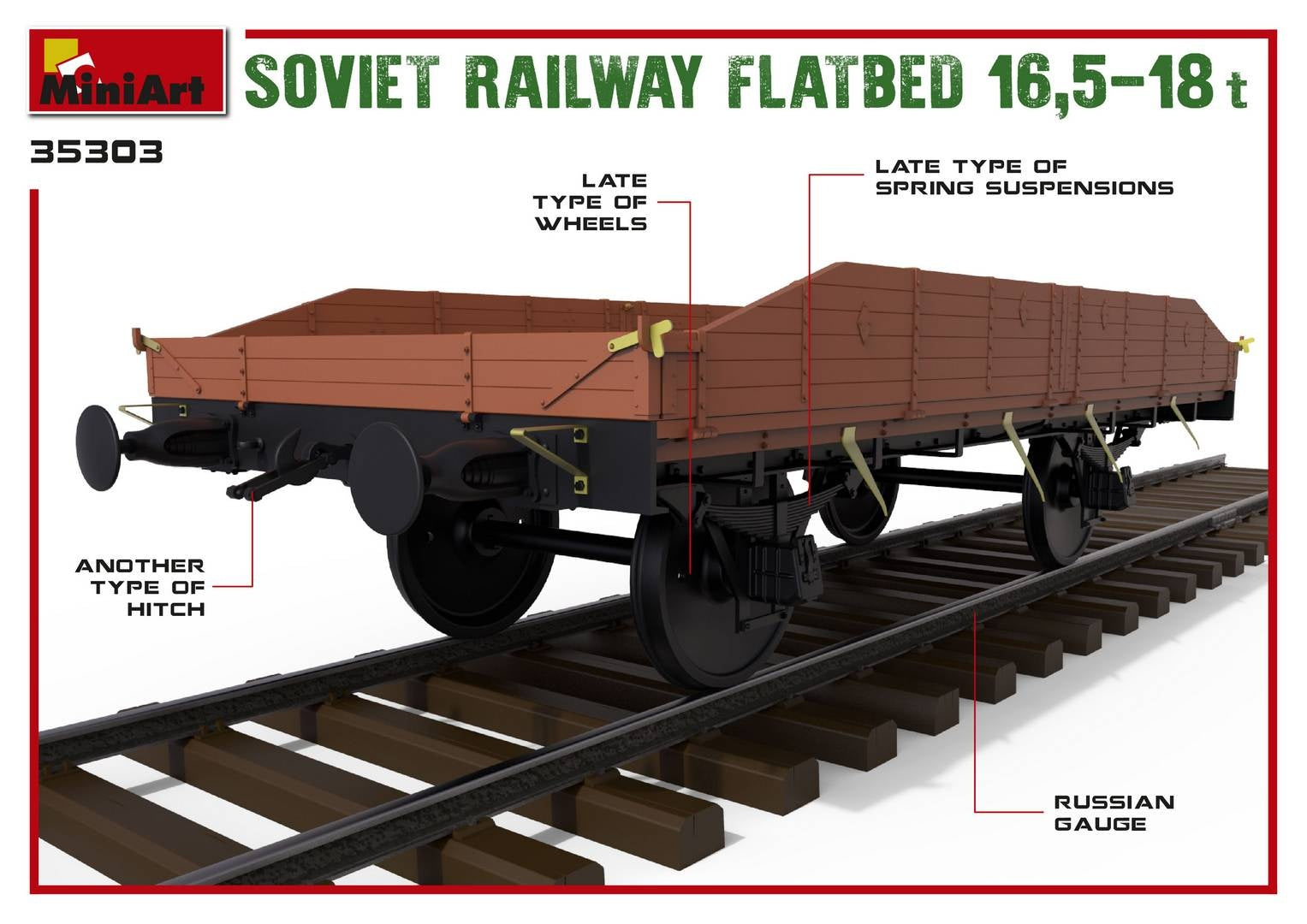 Soviet Railway Flatbed 16,5-18 t | 4820183312112