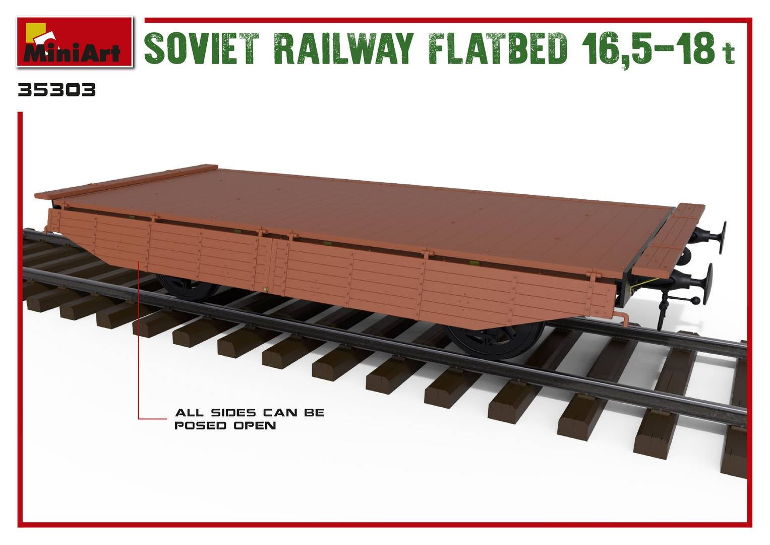 Soviet Railway Flatbed 16,5-18 t | 4820183312112
