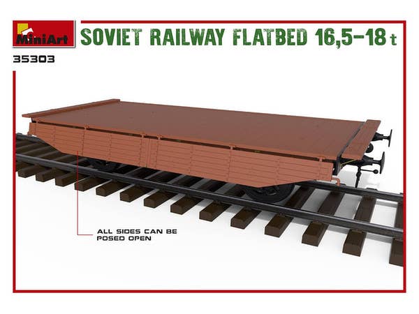Soviet Railway Flatbed 16,5-18 t | 4820183312112