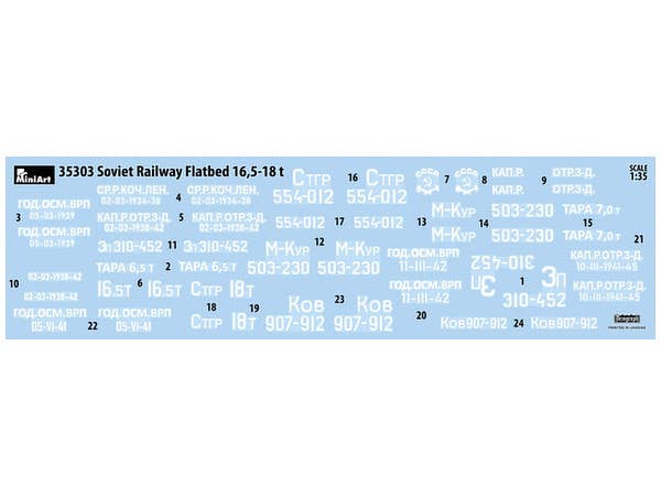 Soviet Railway Flatbed 16,5-18 t | 4820183312112
