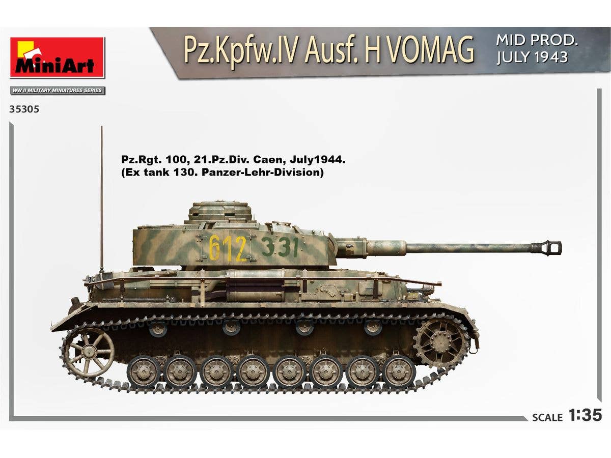Miniart 1/35 Pz.Kpfw.IV Ausf. H Vomag. Mid Prod. (July 1943) Interior Kit | 5905090346104