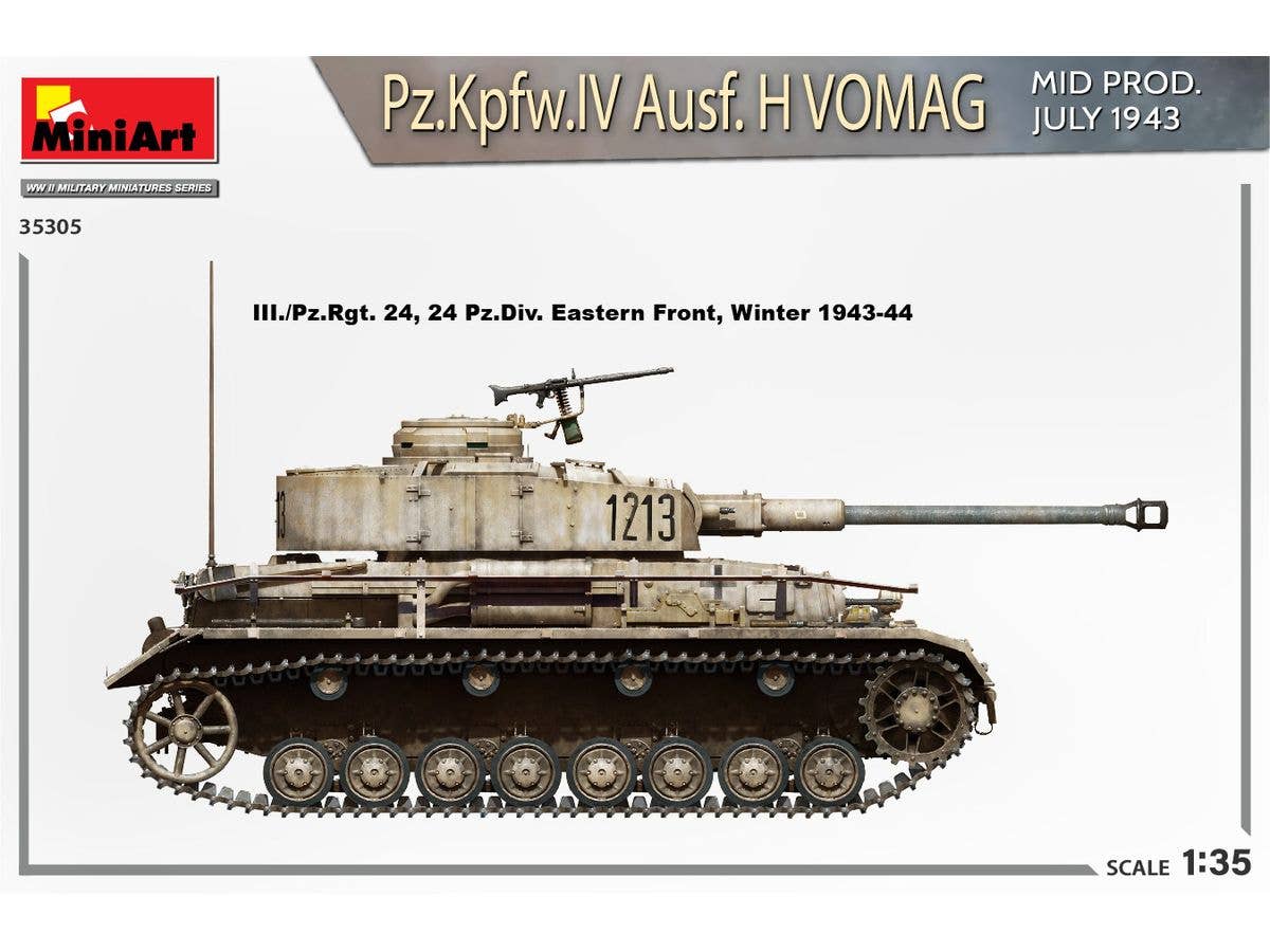 Miniart 1/35 Pz.Kpfw.IV Ausf. H Vomag. Mid Prod. (July 1943) Interior Kit | 5905090346104