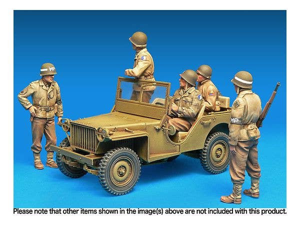 MiniArt 1/35 U.S. Jeep Crew & MPs. Special Edition | 4820183313546