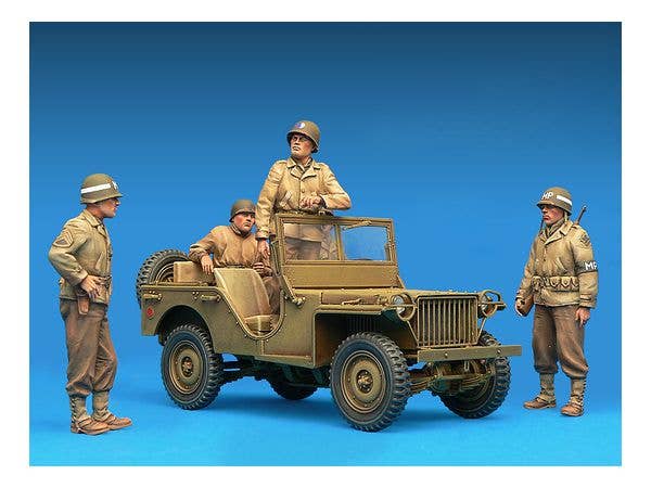 MiniArt 1/35 U.S. Jeep Crew & MPs. Special Edition | 4820183313546