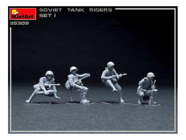 MiniArt 1/35 Soviet Infantry Tank Riders Set 1 | 4820183312983