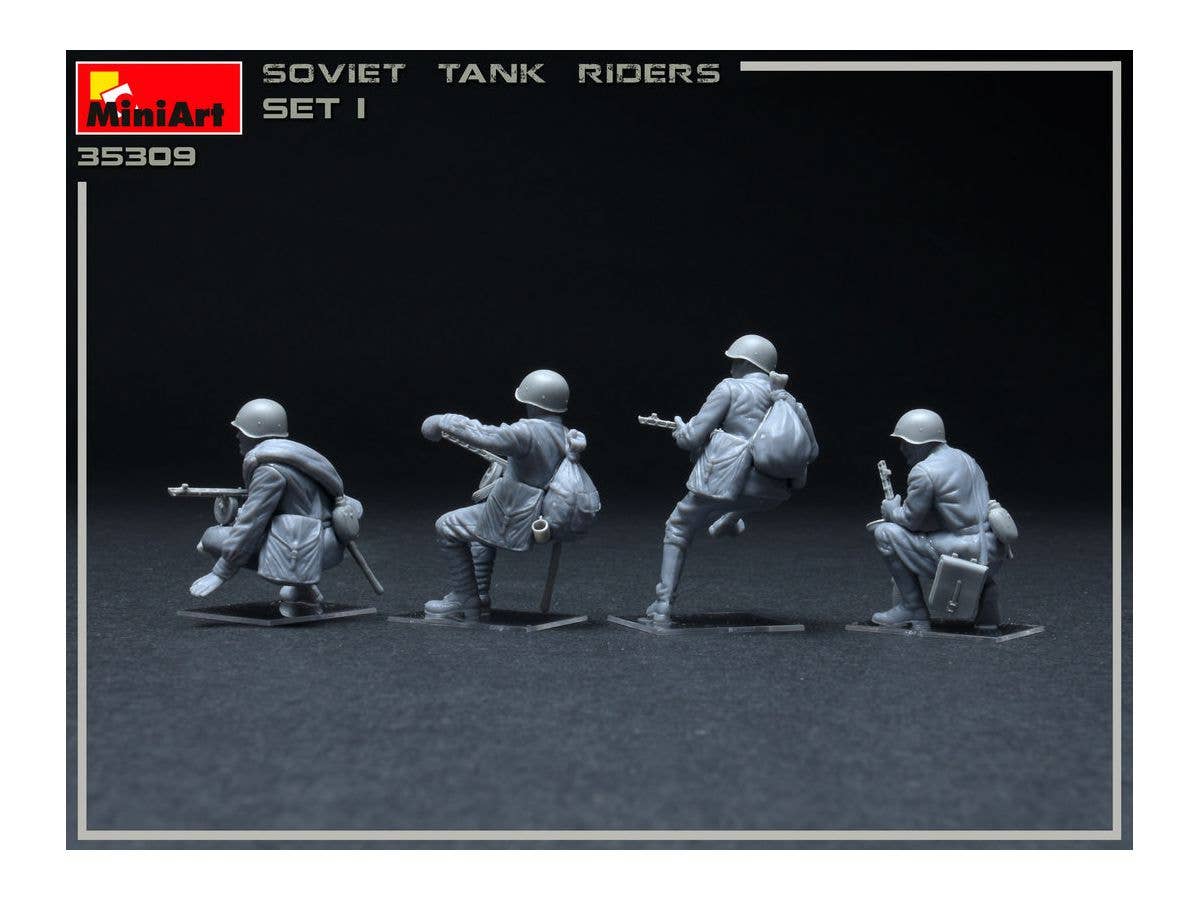 MiniArt 1/35 Soviet Infantry Tank Riders Set 1 | 4820183312983