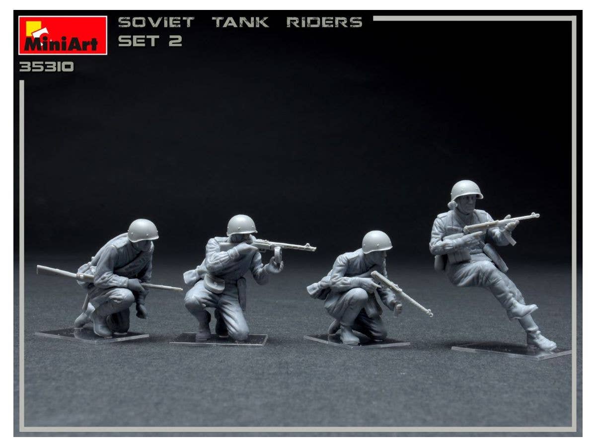 MiniArt 1/35 Soviet Infantry Tank Riders Set 2 | 4820183313010