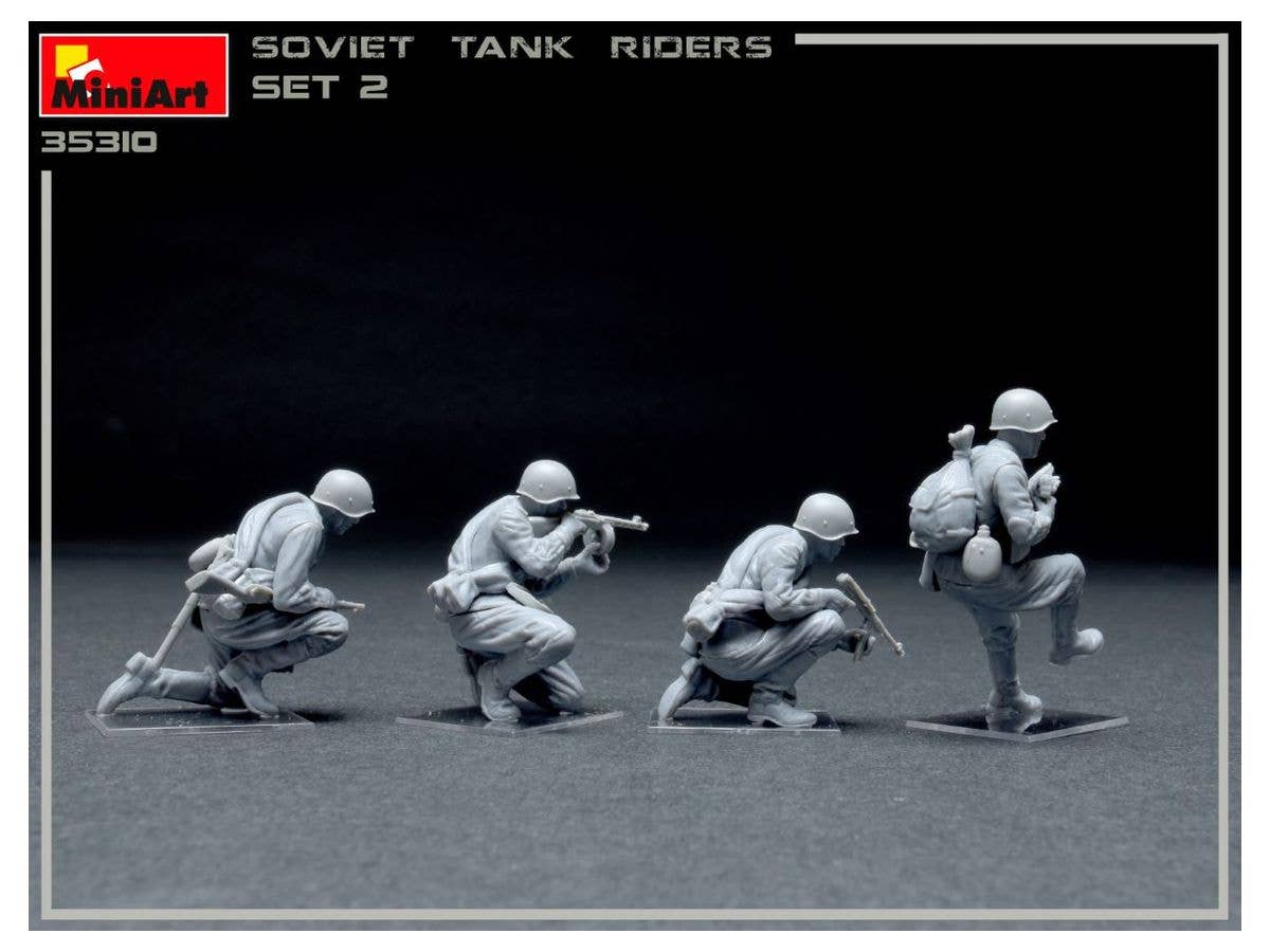 MiniArt 1/35 Soviet Infantry Tank Riders Set 2 | 4820183313010
