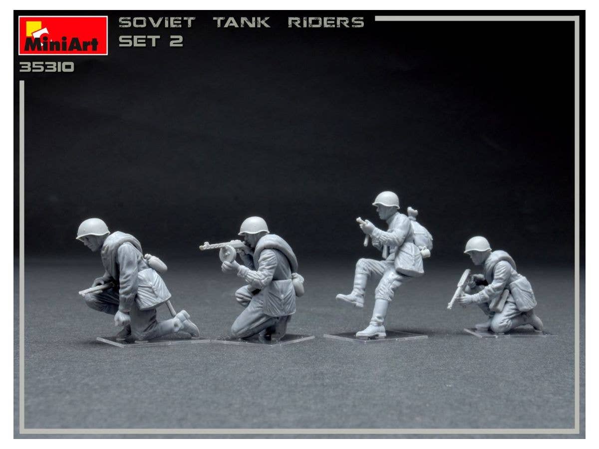 MiniArt 1/35 Soviet Infantry Tank Riders Set 2 | 4820183313010