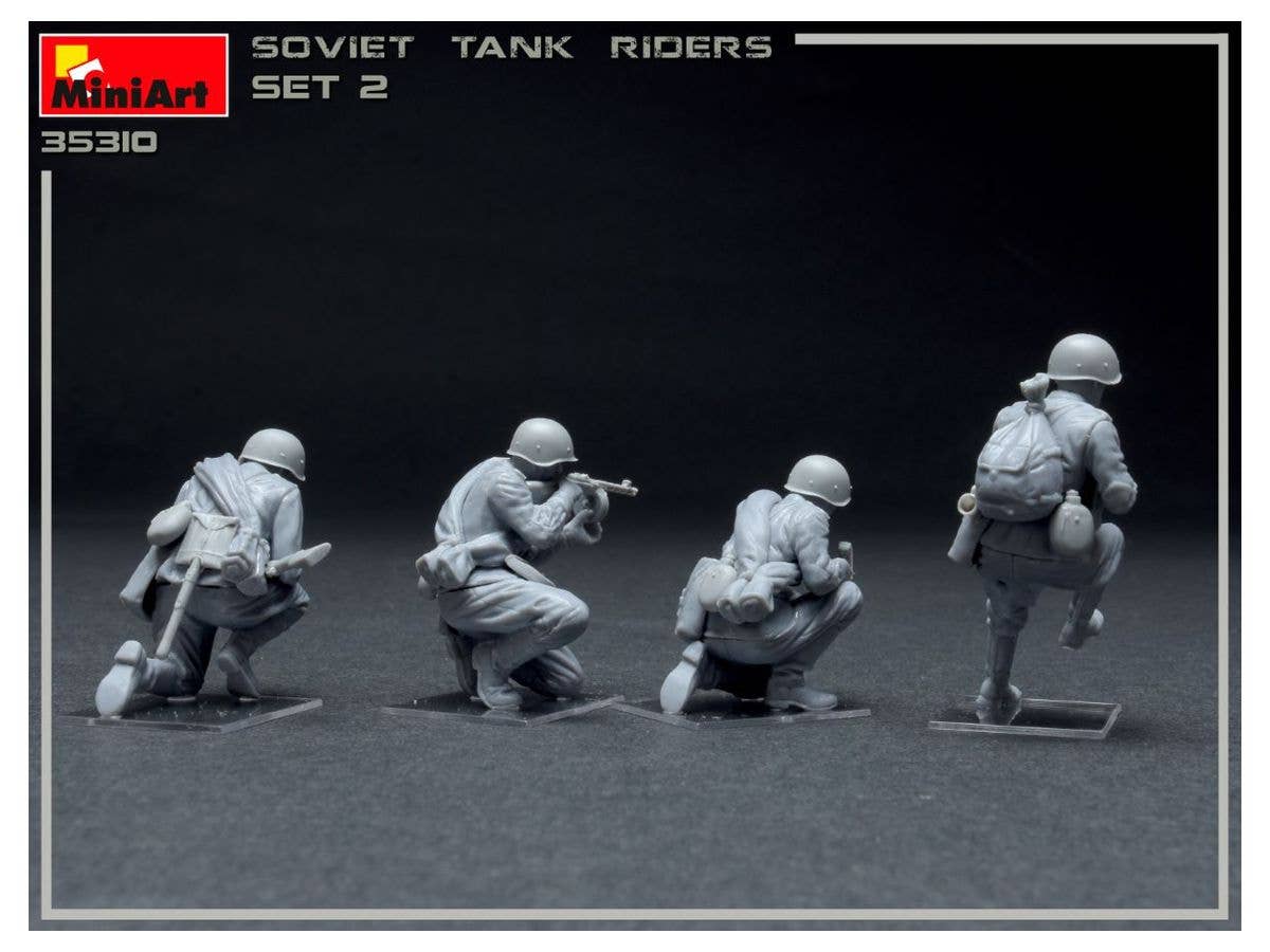 MiniArt 1/35 Soviet Infantry Tank Riders Set 2 | 4820183313010