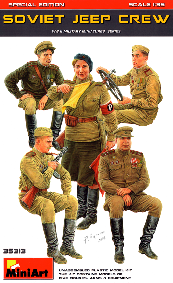 MiniArt Soviet Jeep Crew. Special Edition (1/35) | 4820183312419