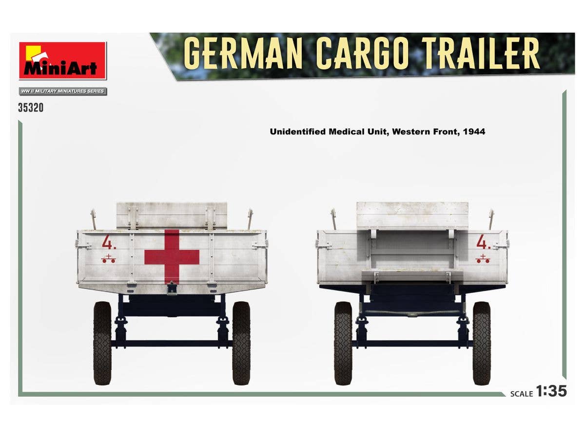 Miniart 1/35 German Cargo Trailer | 4820183314512
