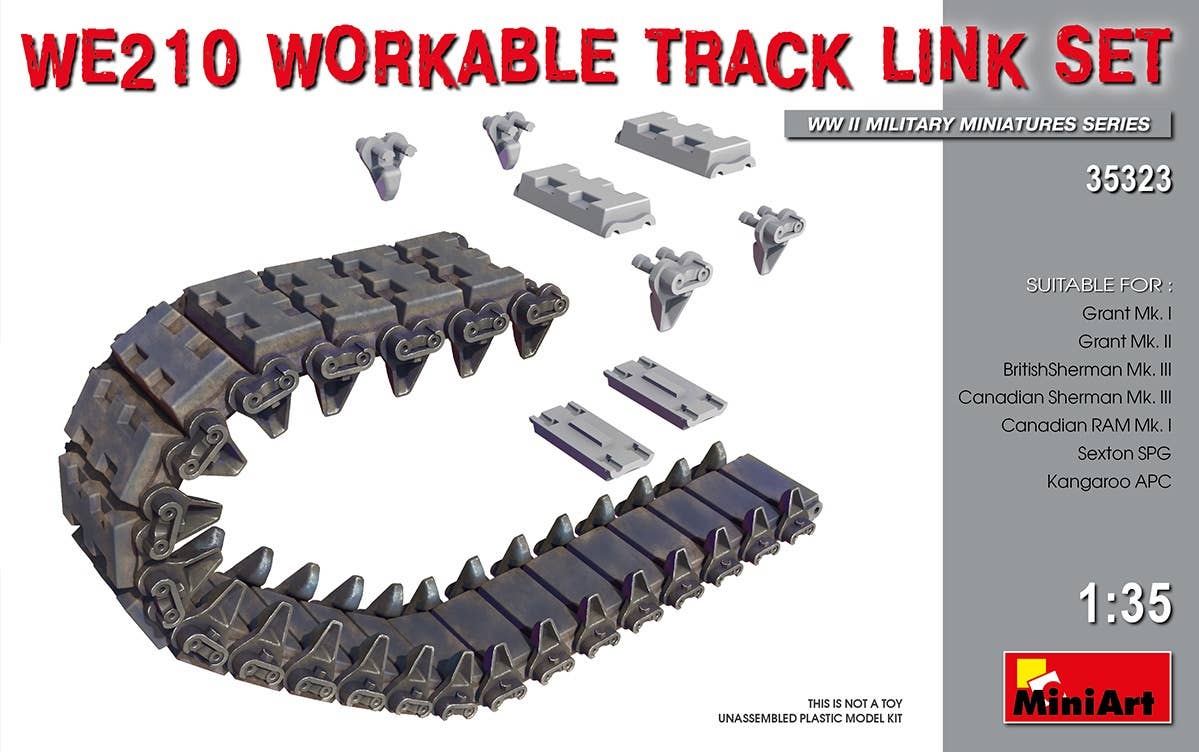 MiniArt 1/35 WE210 Workable Track Link Set | 4820183312723