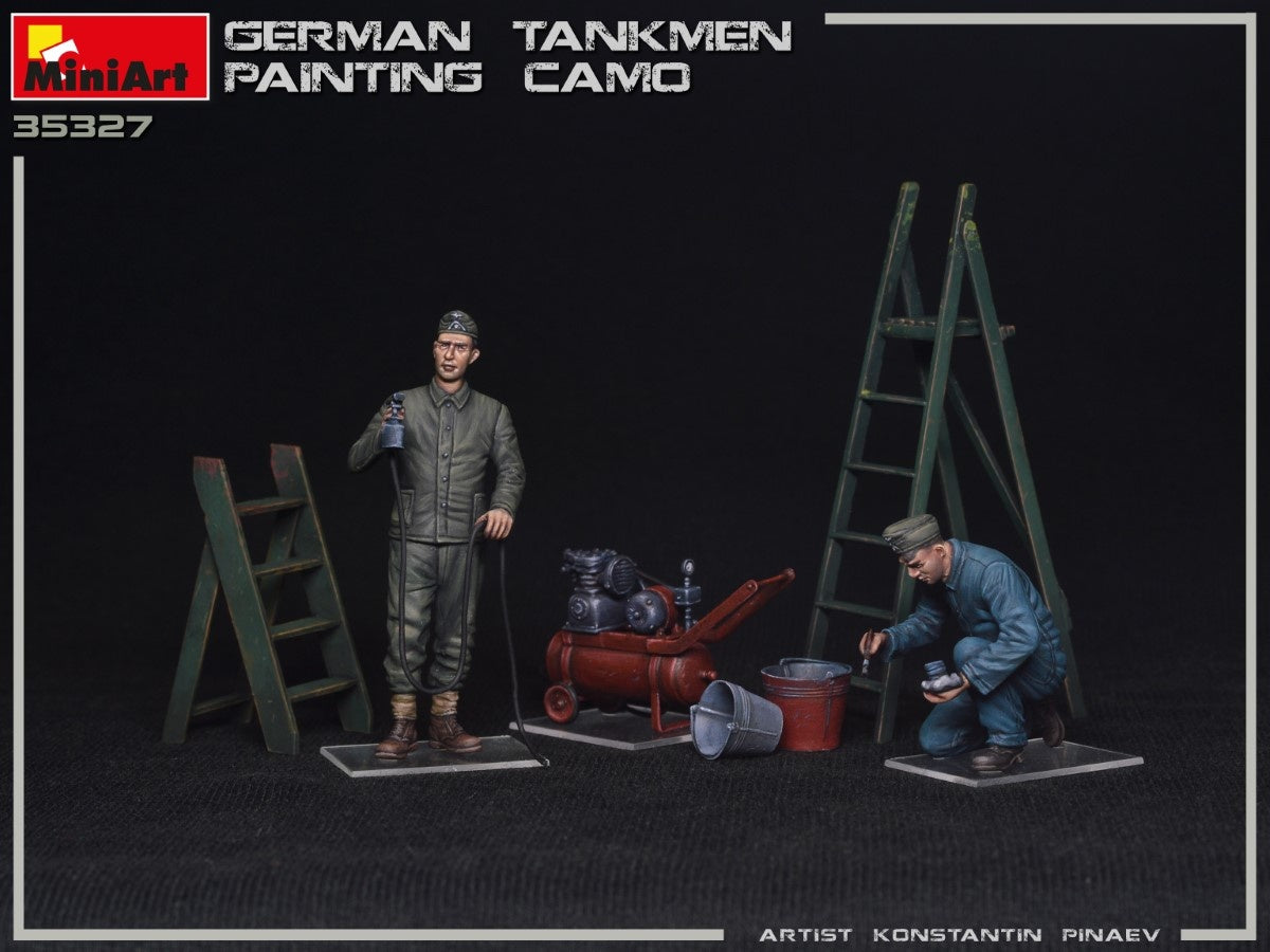 MiniArt 1/35 German Tankmen. Painting Camo | 4820183313232