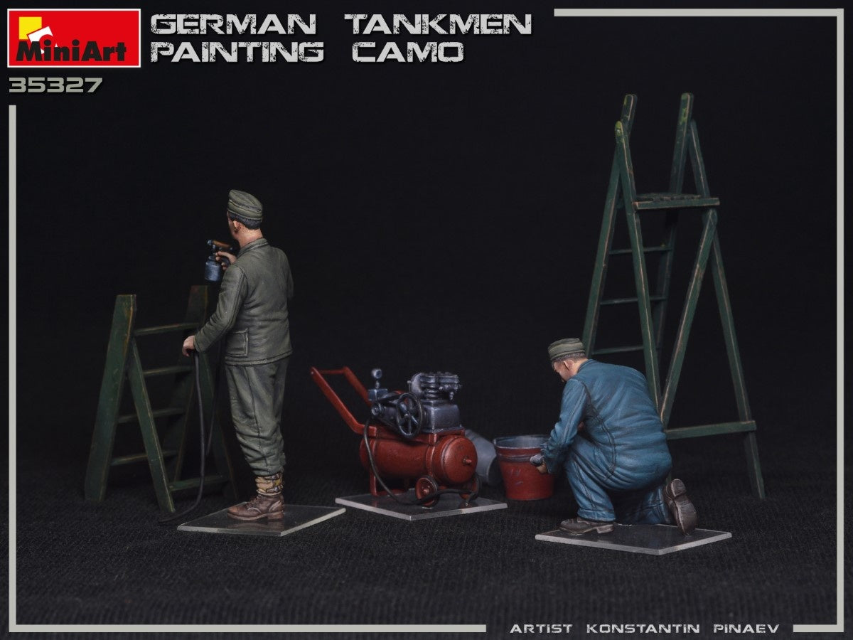 MiniArt 1/35 German Tankmen. Painting Camo | 4820183313232