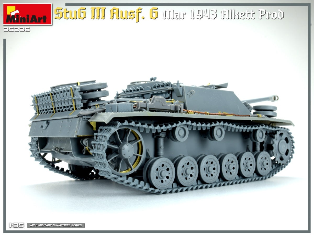 Miniart 1/35 StuG III Ausf. G Mar 1943 Alkett Prod | 4820183314598