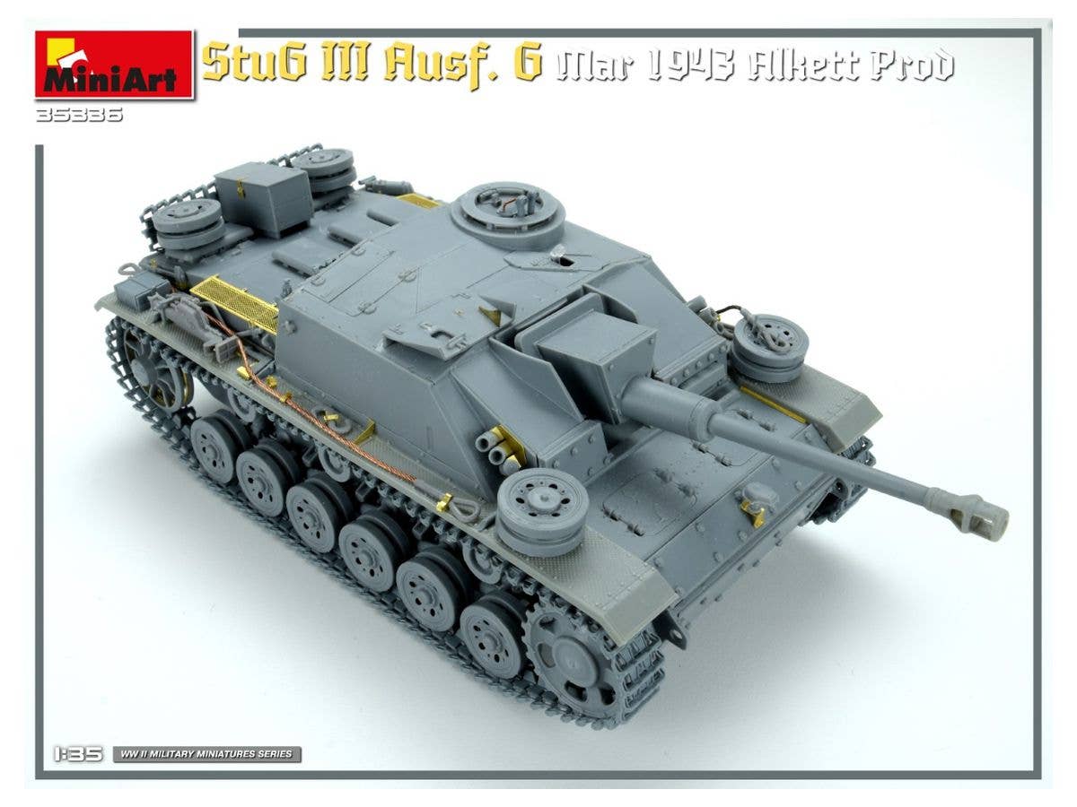 Miniart 1/35 StuG III Ausf. G Mar 1943 Alkett Prod | 4820183314598