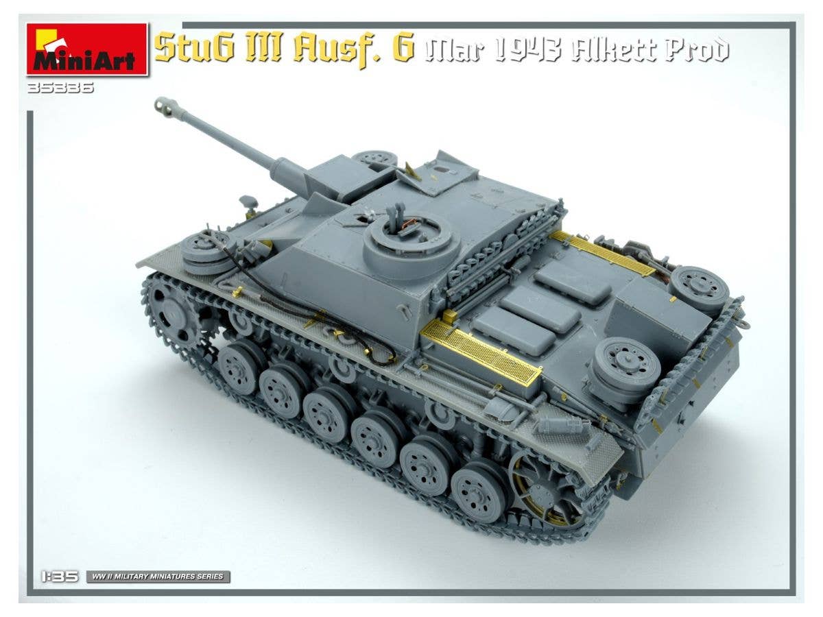 Miniart 1/35 StuG III Ausf. G Mar 1943 Alkett Prod | 4820183314598