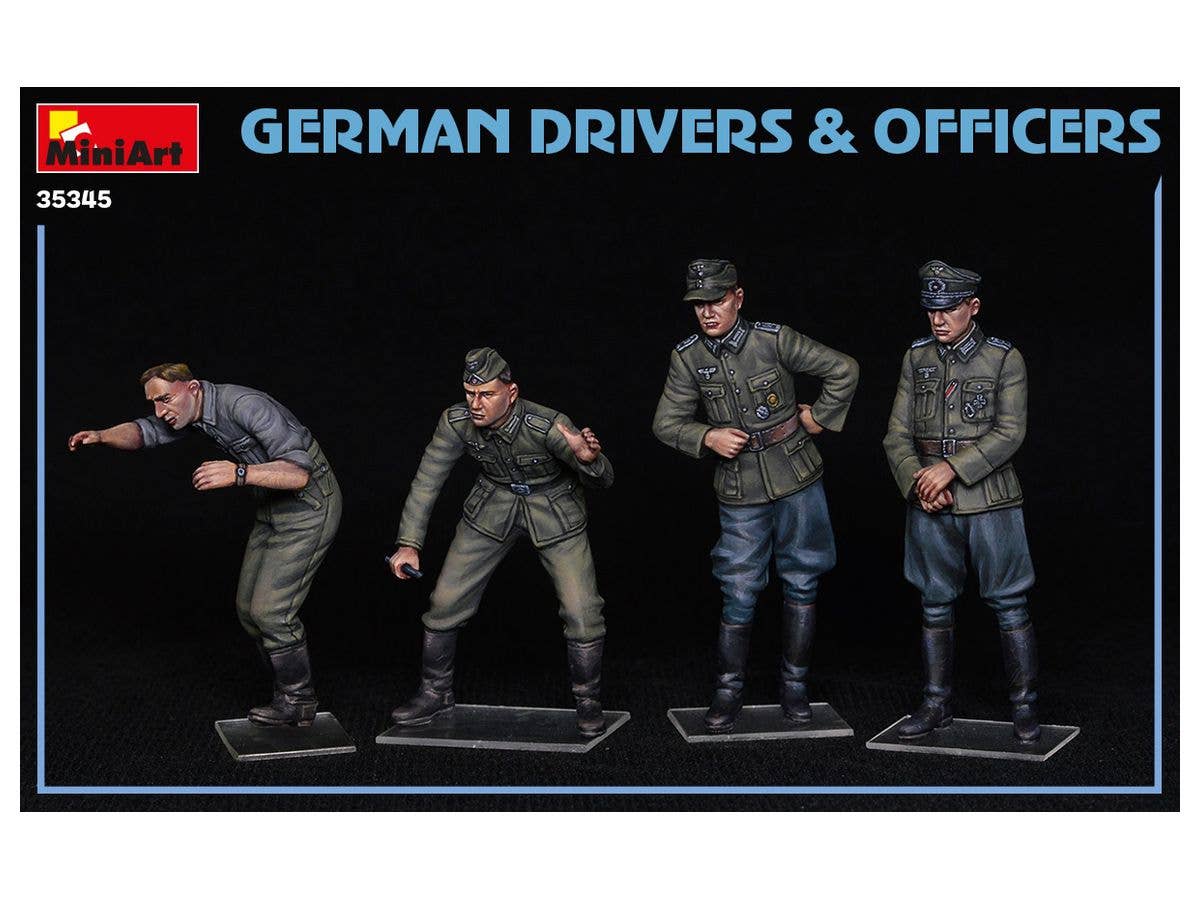 MiniArt 1/35 German Drivers & Officers | 4820183313638