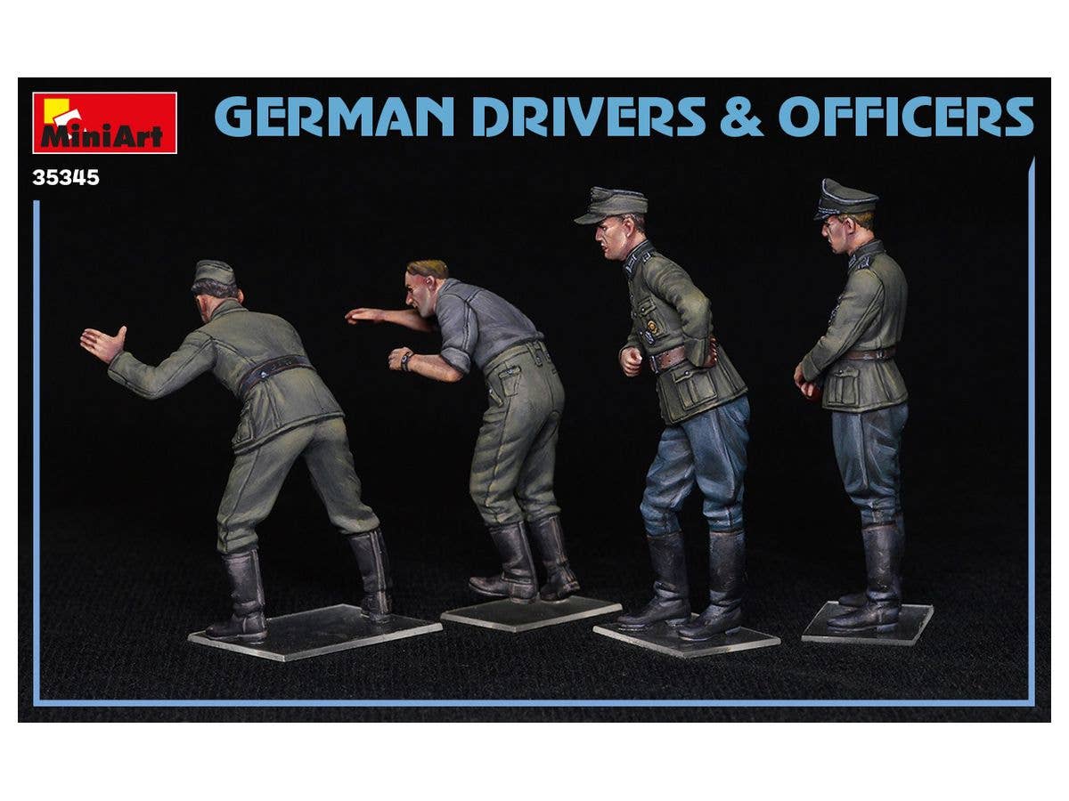 MiniArt 1/35 German Drivers & Officers | 4820183313638