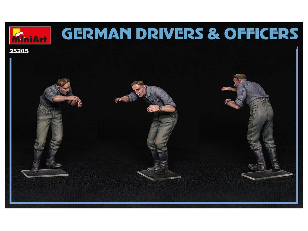 MiniArt 1/35 German Drivers & Officers | 4820183313638