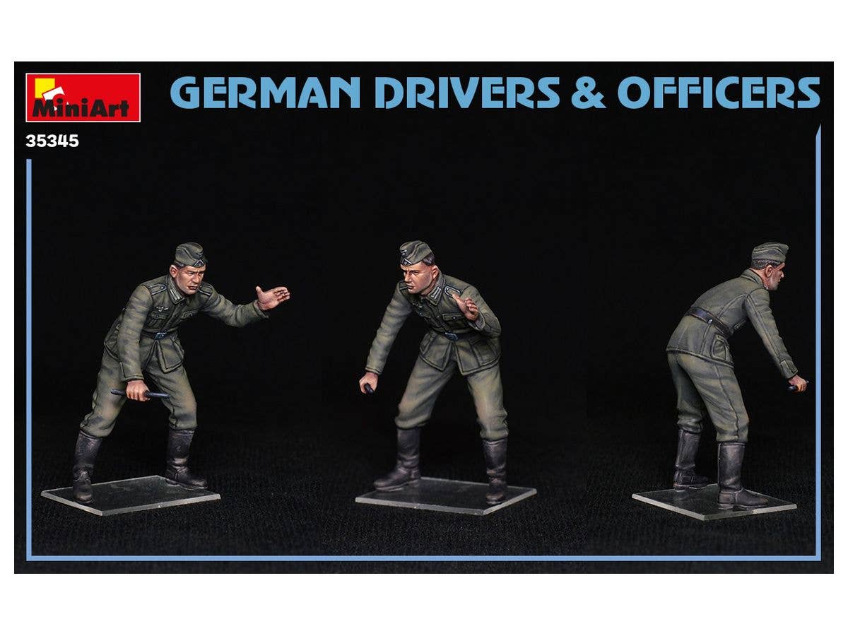 MiniArt 1/35 German Drivers & Officers | 4820183313638