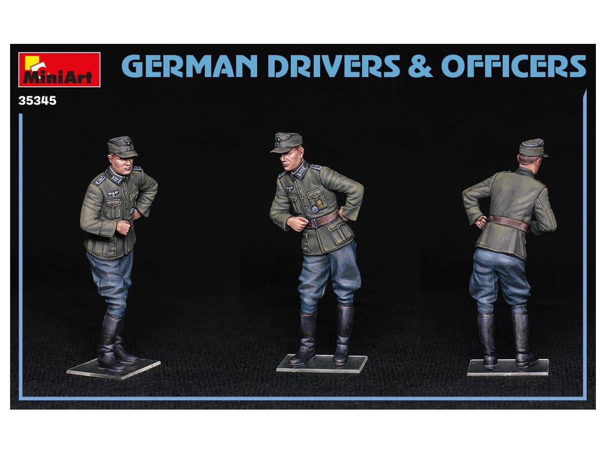 MiniArt 1/35 German Drivers & Officers | 4820183313638