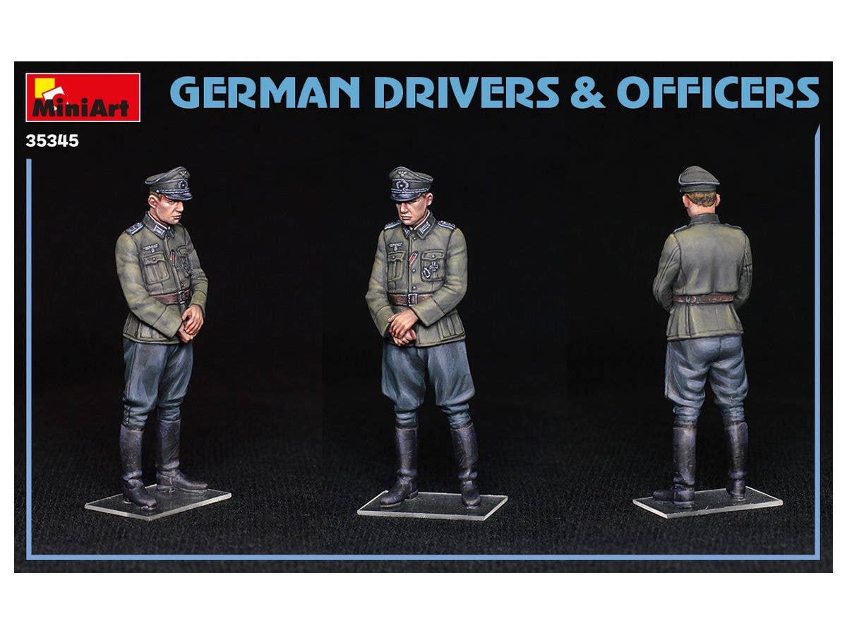 MiniArt 1/35 German Drivers & Officers | 4820183313638