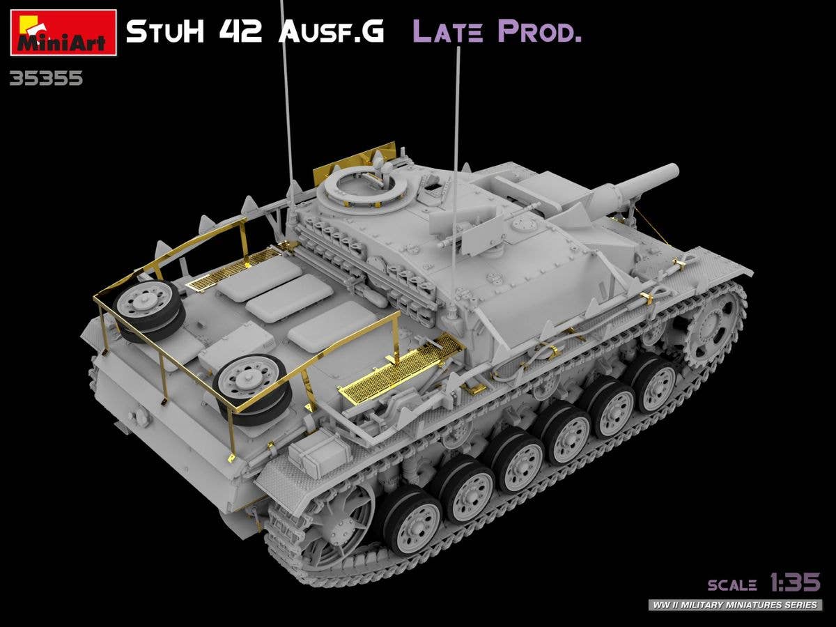 MiniArt 1/35 StuH 42 Ausf. G LATE PROD, Vehicle | 5905090346043
