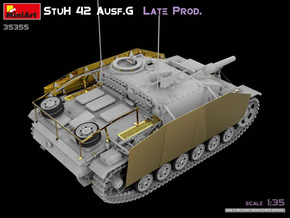 MiniArt 1/35 StuH 42 Ausf. G LATE PROD, Vehicle | 5905090346043
