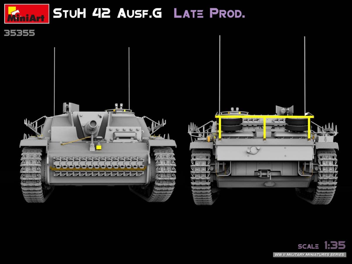 MiniArt 1/35 StuH 42 Ausf. G LATE PROD, Vehicle | 5905090346043