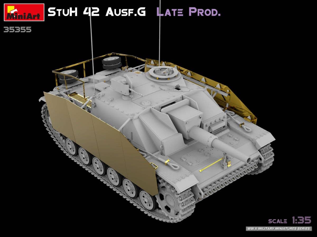 MiniArt 1/35 StuH 42 Ausf. G LATE PROD, Vehicle | 5905090346043